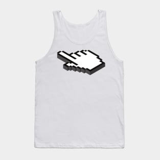 Isometric hand cursor clicking Tank Top